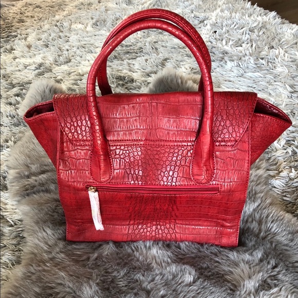 ✨Host Pick✨Croc Embossed Vegan Satchel - Picture 5 of 8